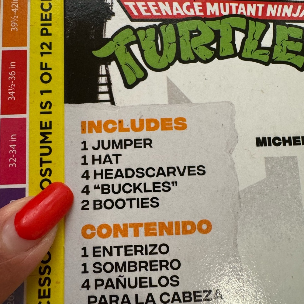 Twin set of TMNT Costumes 6-12 months - Picture 3 of 5